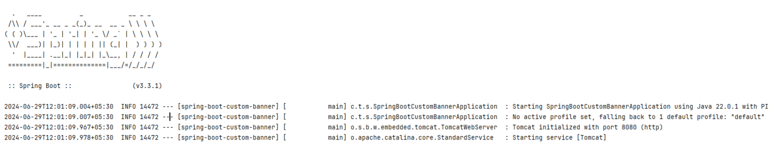 Spring Boot Default Banner